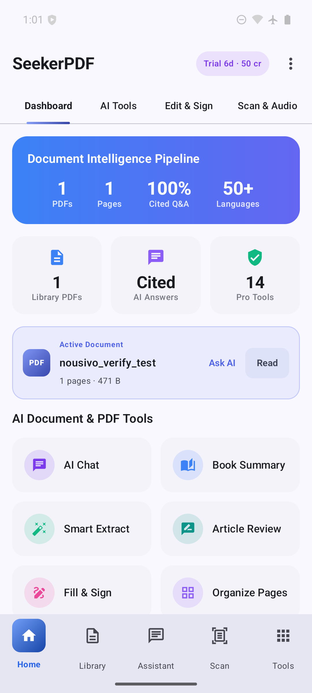 SeekerPDF on Android